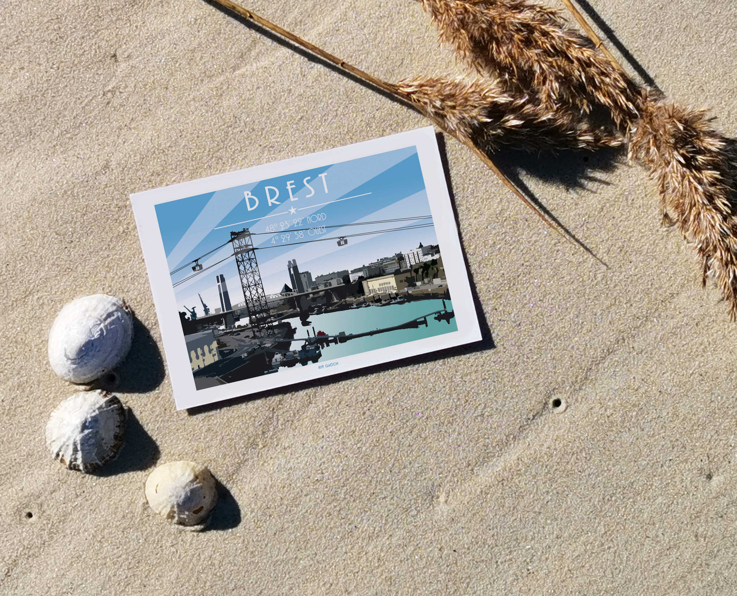 Carte postale Brest Penfeld