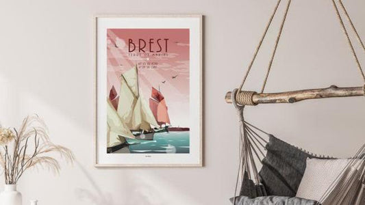 Carte postale Brest Terre de marins