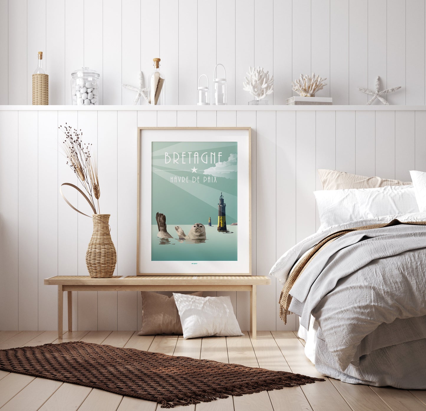 Carte postale Bretagne Havre de paix