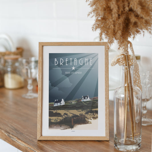 Carte postale Bretagne Terre de Lumière