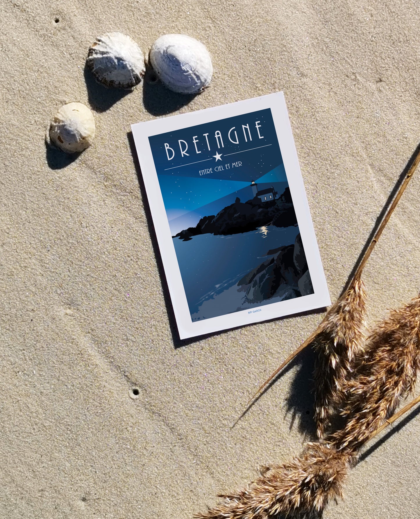 Carte postale Bretagne entre ciel et mer